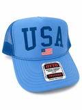 USA flag trucker