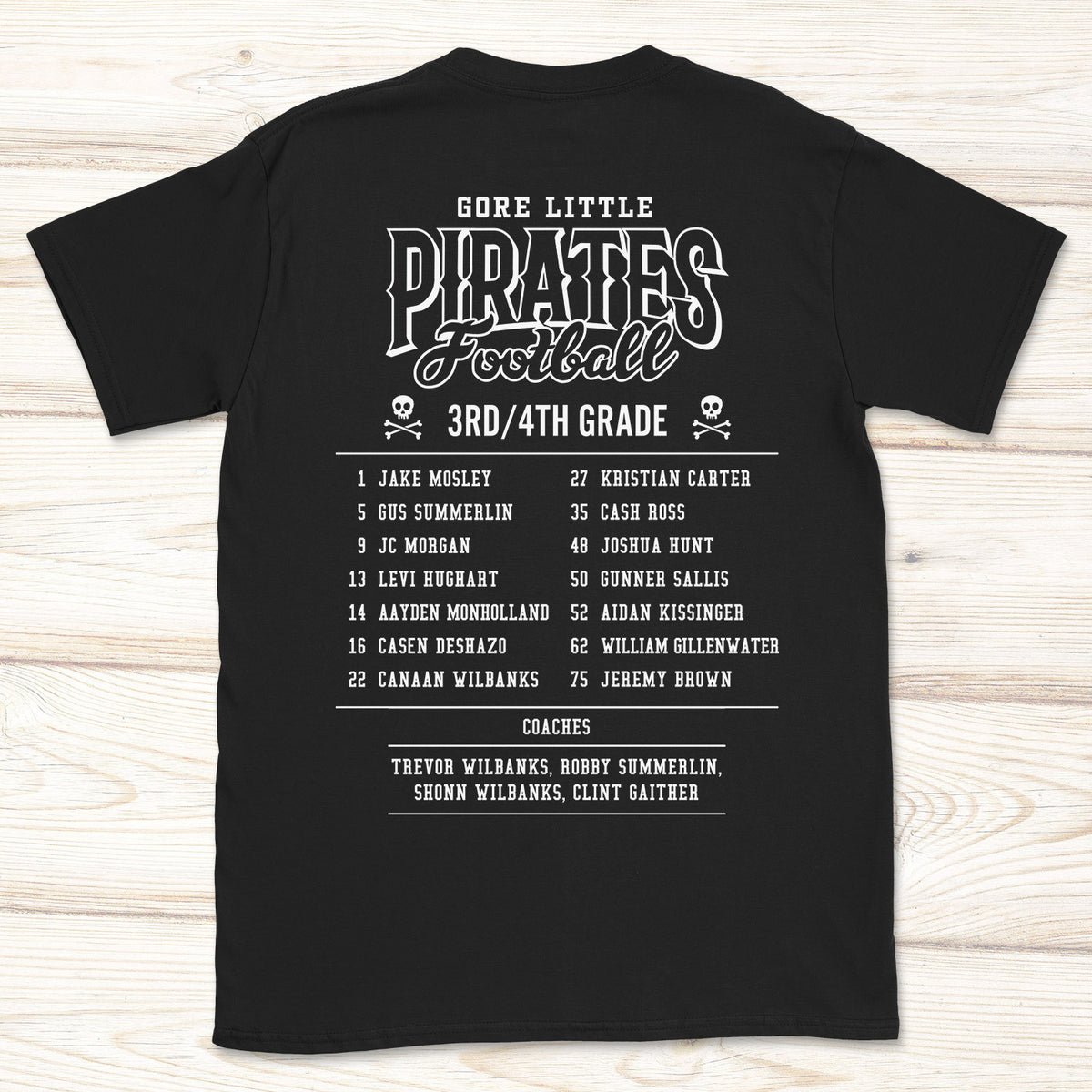 Gore Little Pirates Football Tee