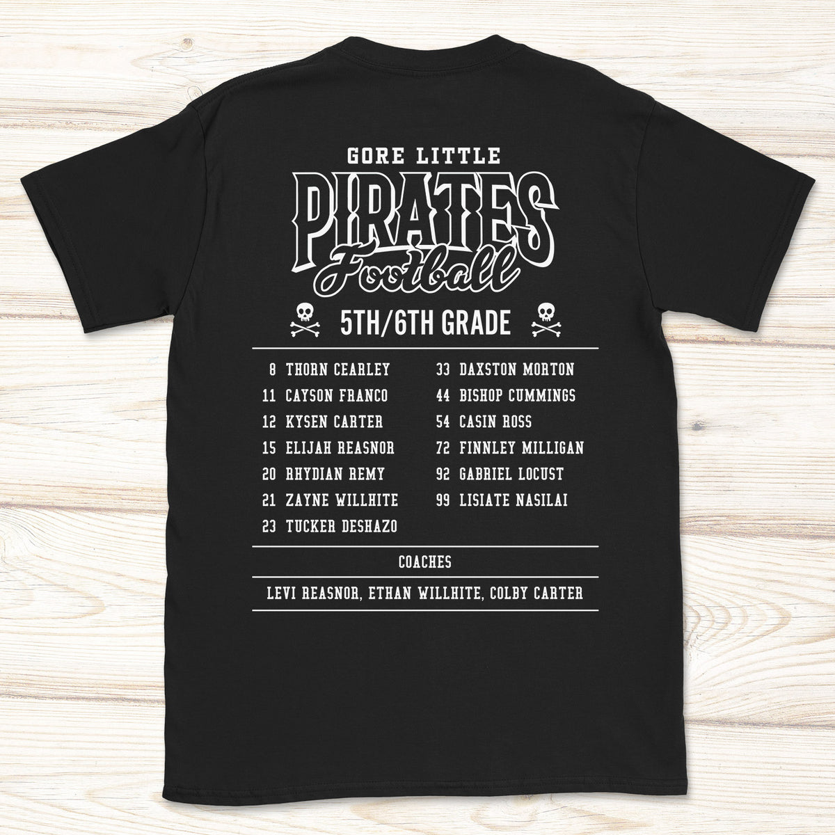 Gore Little Pirates Football Tee