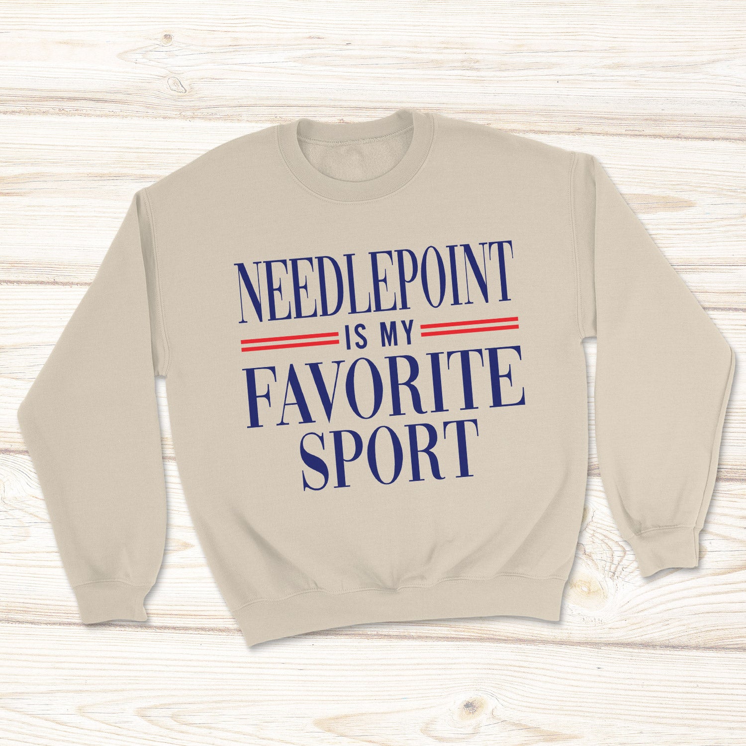Needlepoint is my favorite sport