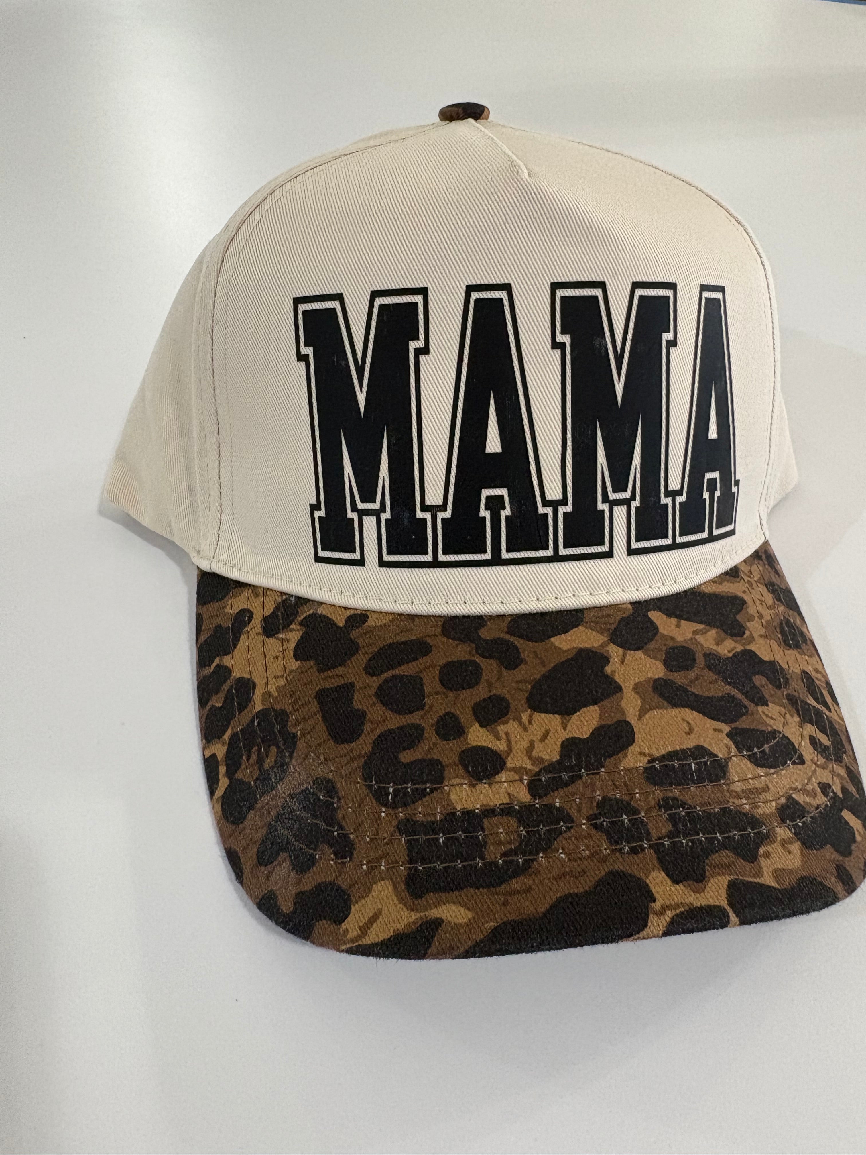 Leopard Mama hat
