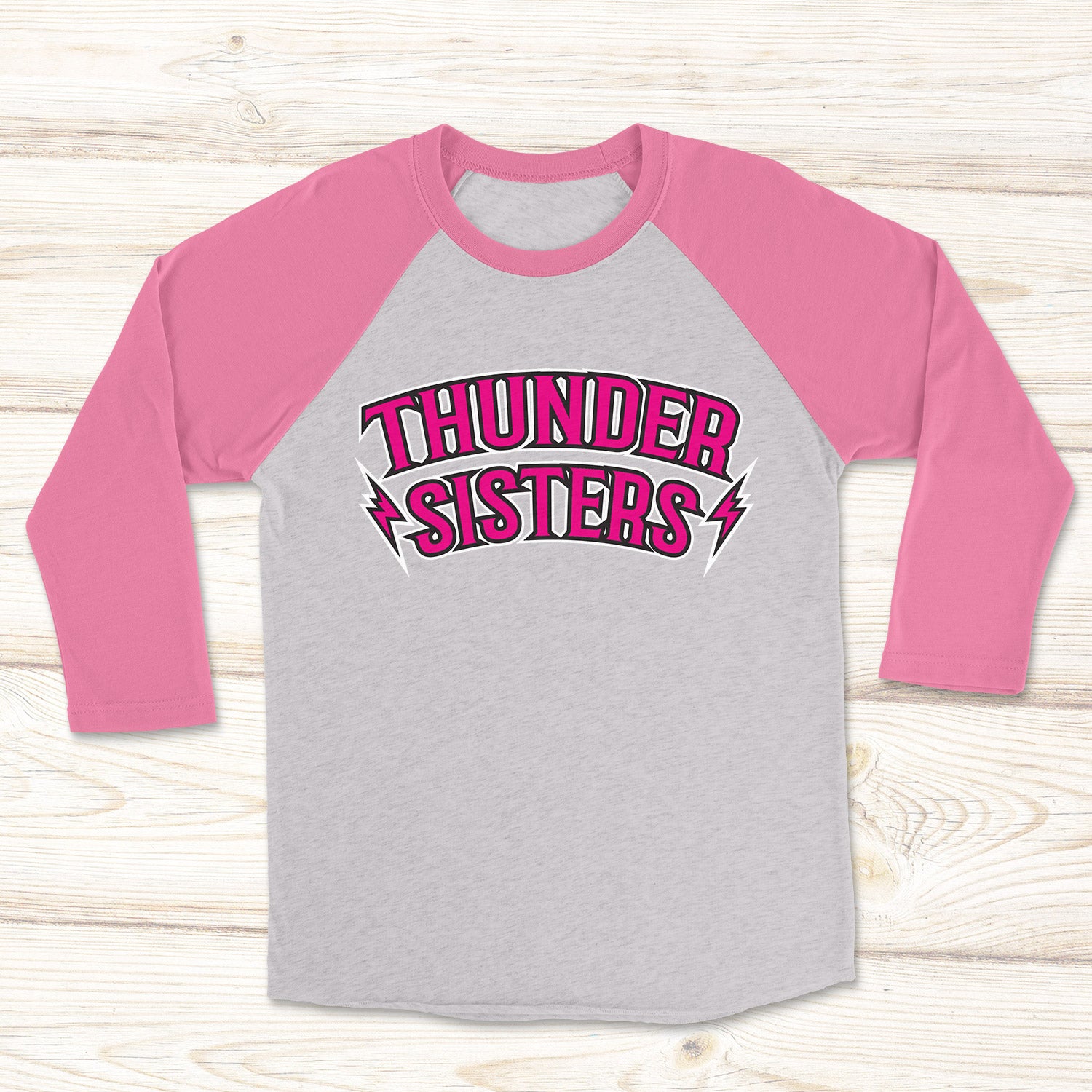 Thunder Sisters 3/4 Sleeve Baseball Tees