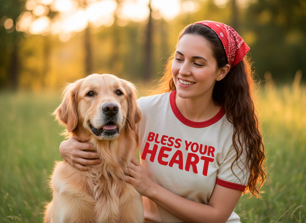 Bless Your Heart Ringer Tees