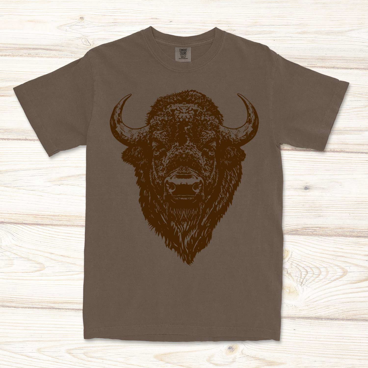 Bison Head Tee
