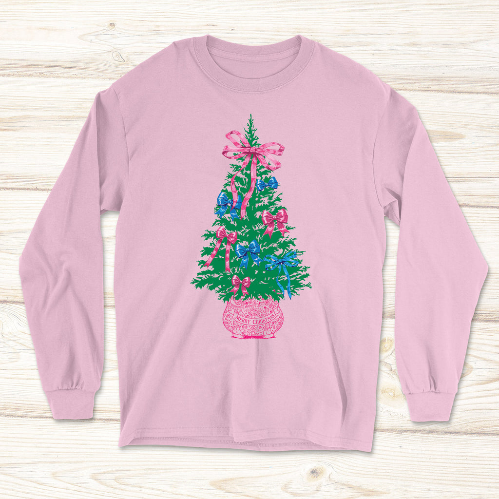 Pink Christmas Tree Tees