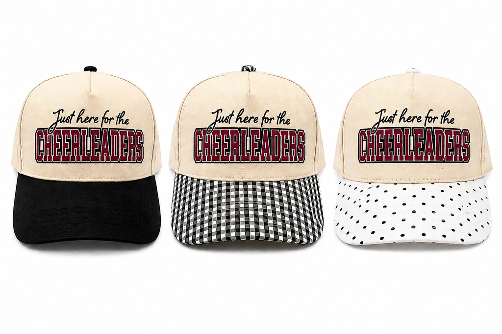 Just here for the cheerleaders hat