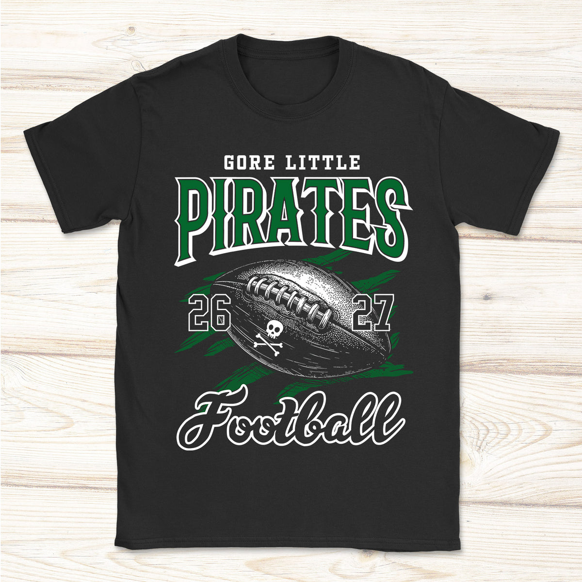 Gore Little Pirates Football Tee