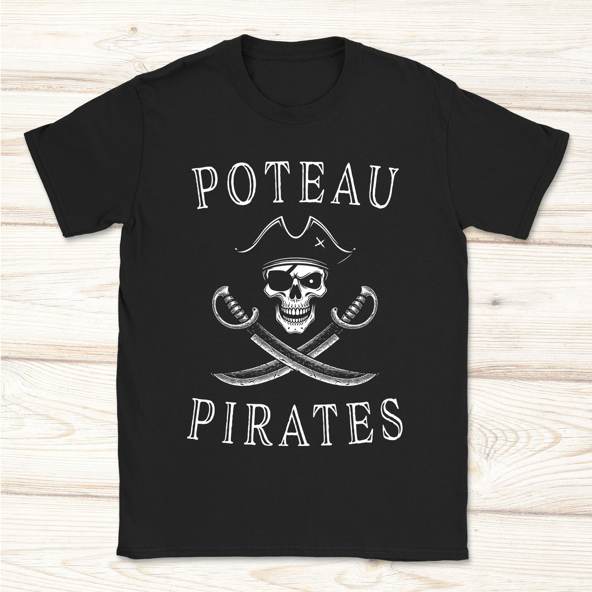 Poteau Pirate Skully Tee