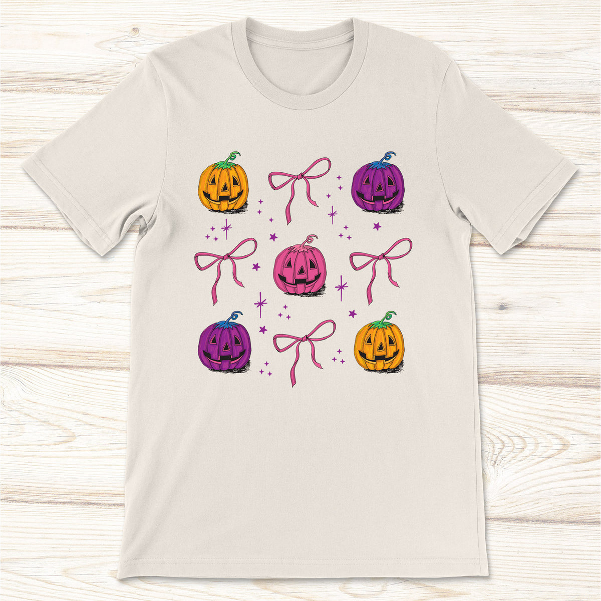 Jack O Lantern and Bows Tee