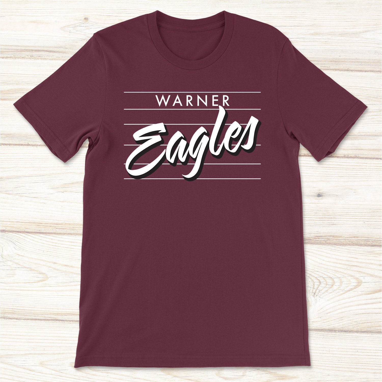 Warner Eagles Yard Line Tee