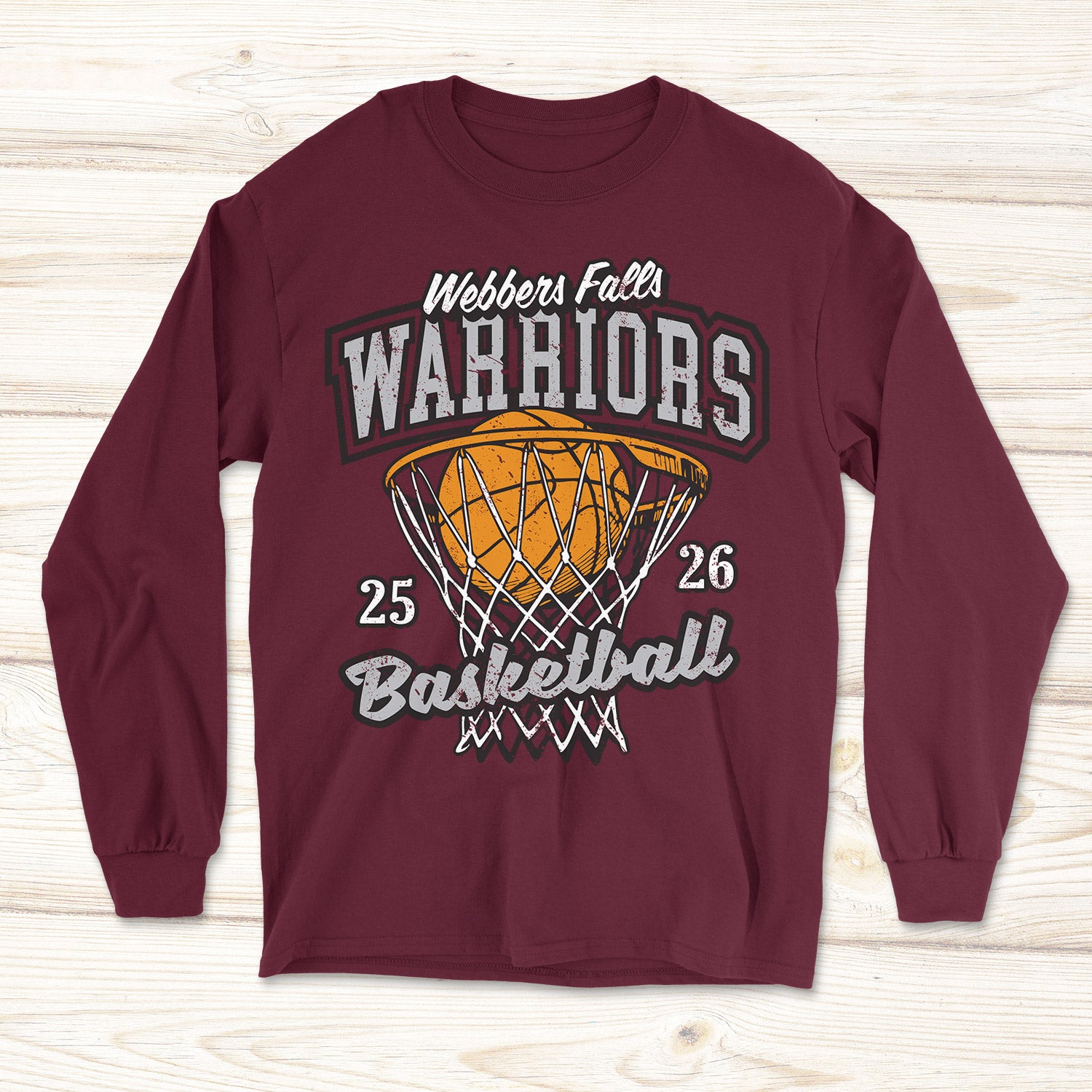 Webbers Falls Basketball Tees