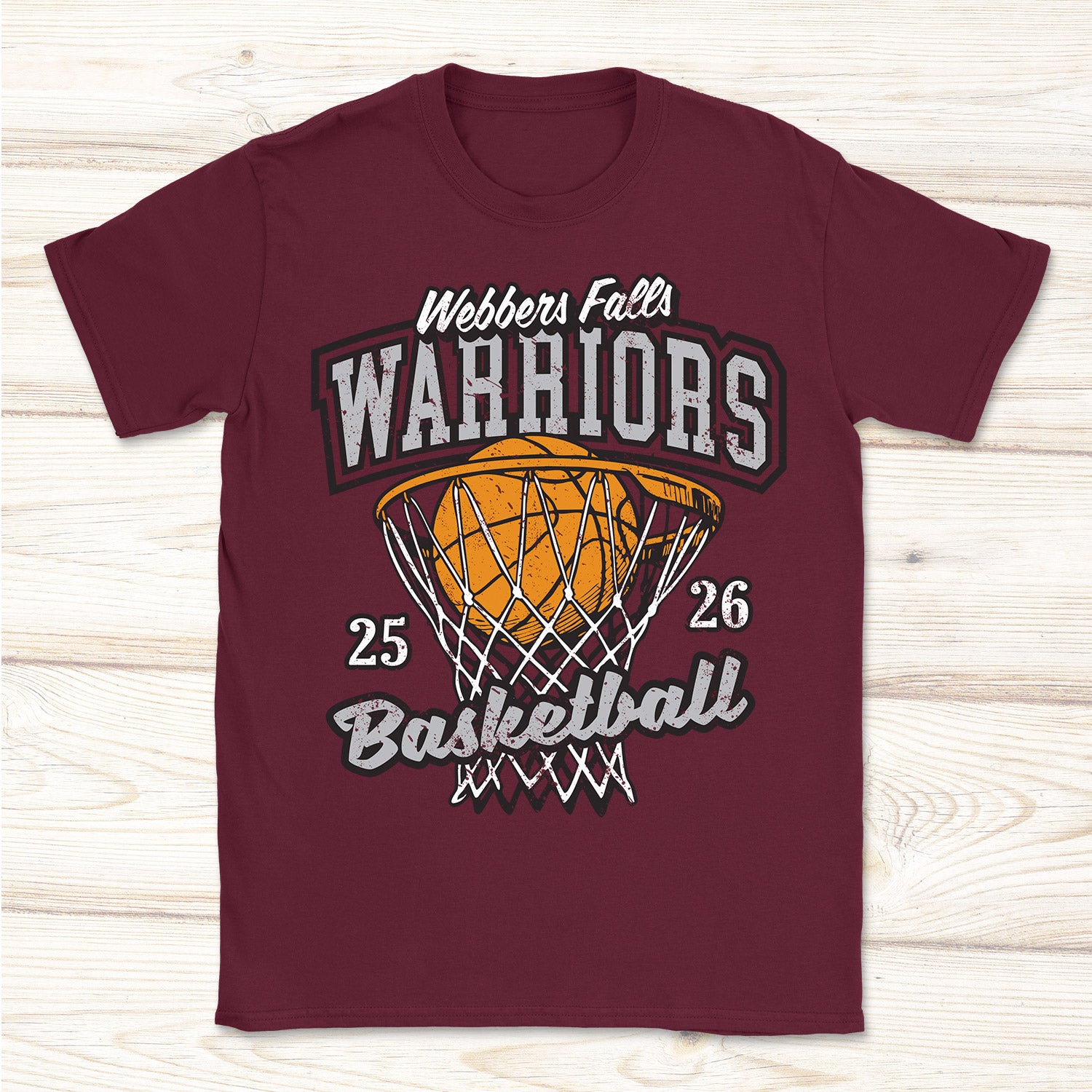 Webbers Falls Basketball Tees